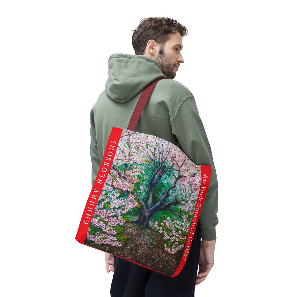 Thumbnail: Cherry Blossoms at the New York Botanical Garden Tote Bag