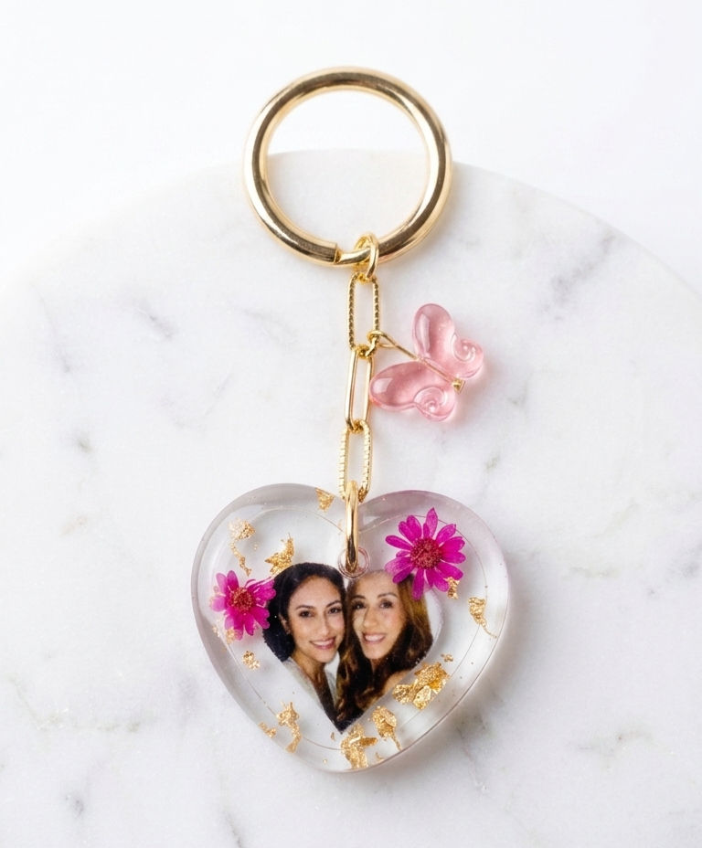 Heart Memories Keychain