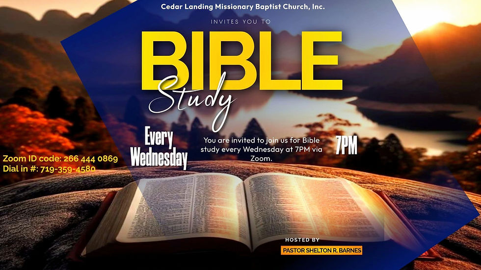 Bible Study