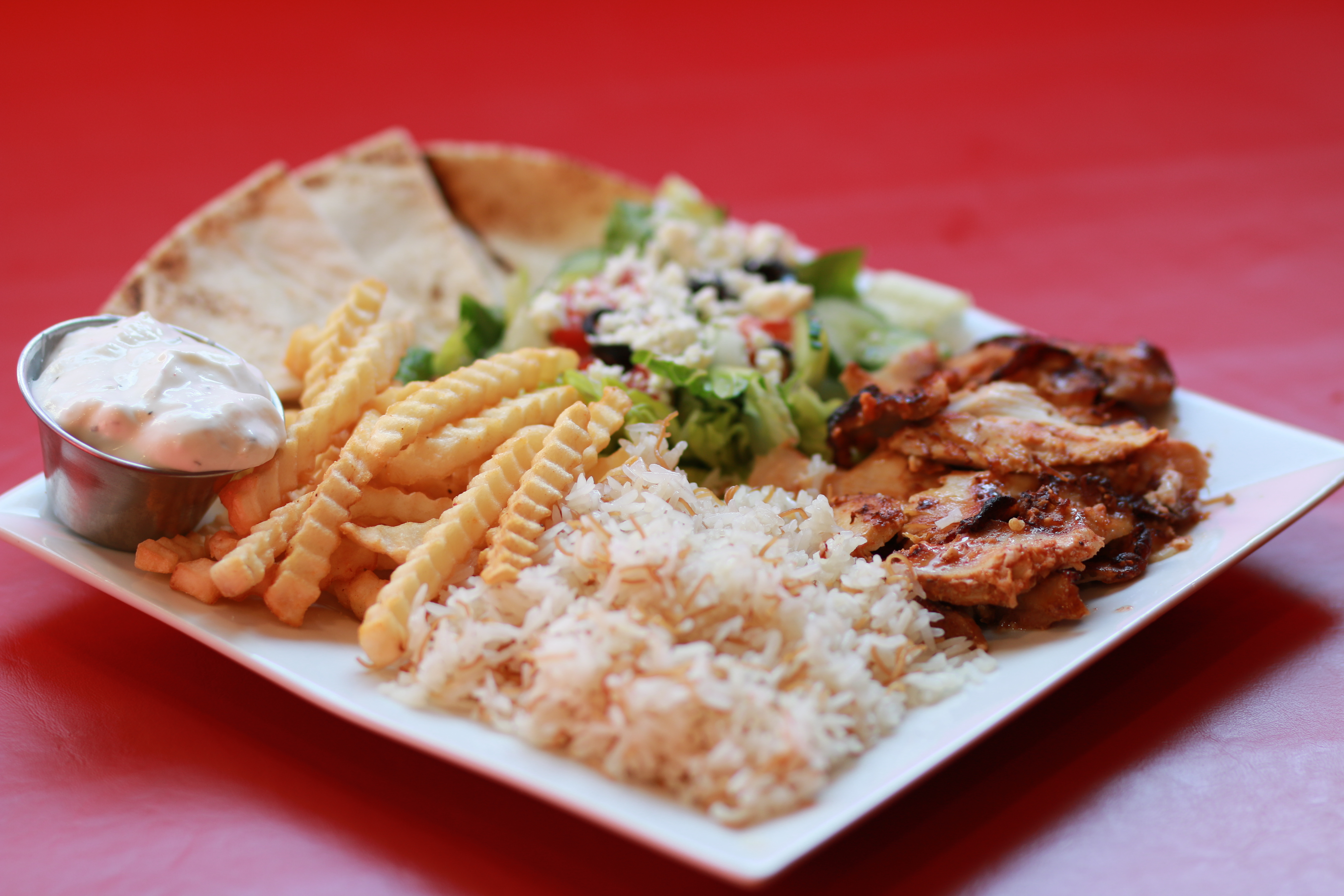 Arranged Food and Objects