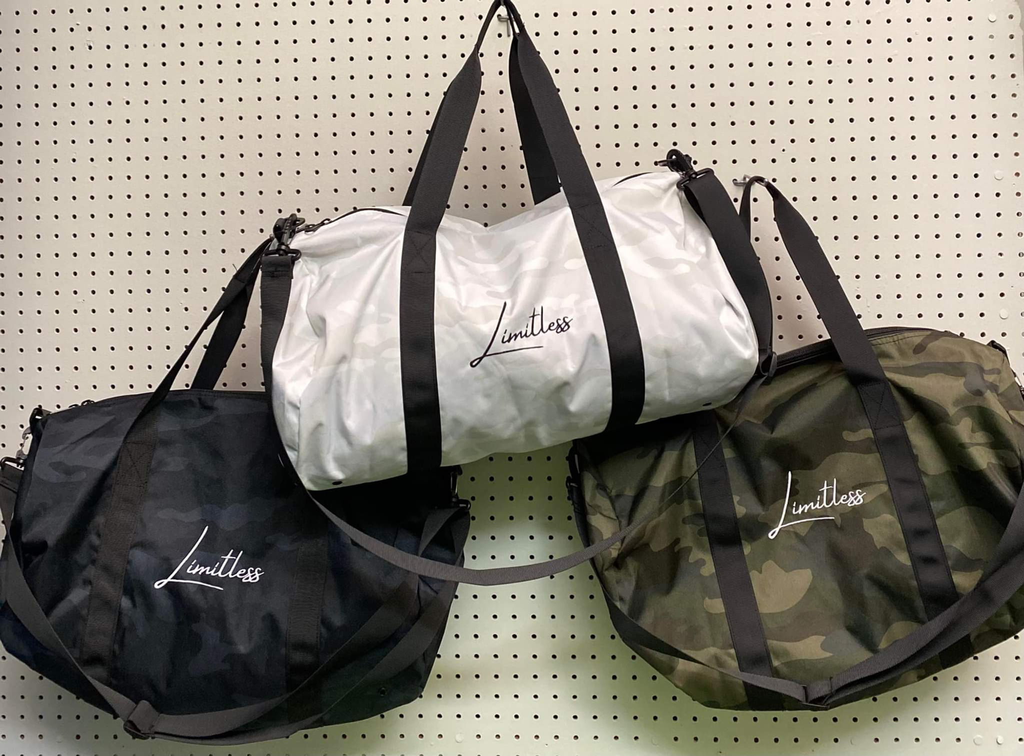 Limitless Embroidered Duffle Bags