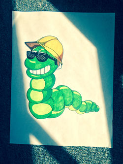 Construction Worker Worm
