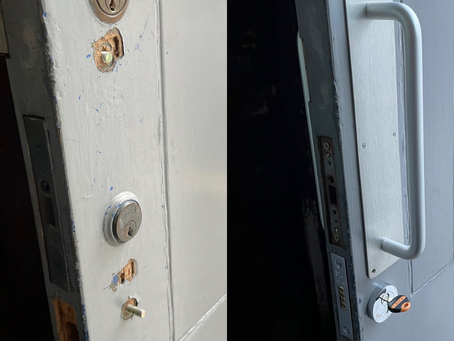 Before & After of Job in Galashiels by Hirst Locksmiths | Hirst Locksmiths