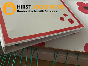 Busy But Rewarding Day Supporting Poppy Scotland and Serving the Borders | Hirst Locksmiths