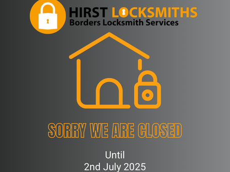 🚨 Hirst Locksmiths - Service Update for Scottish Borders (TD4 6ET) | Hirst Locksmiths