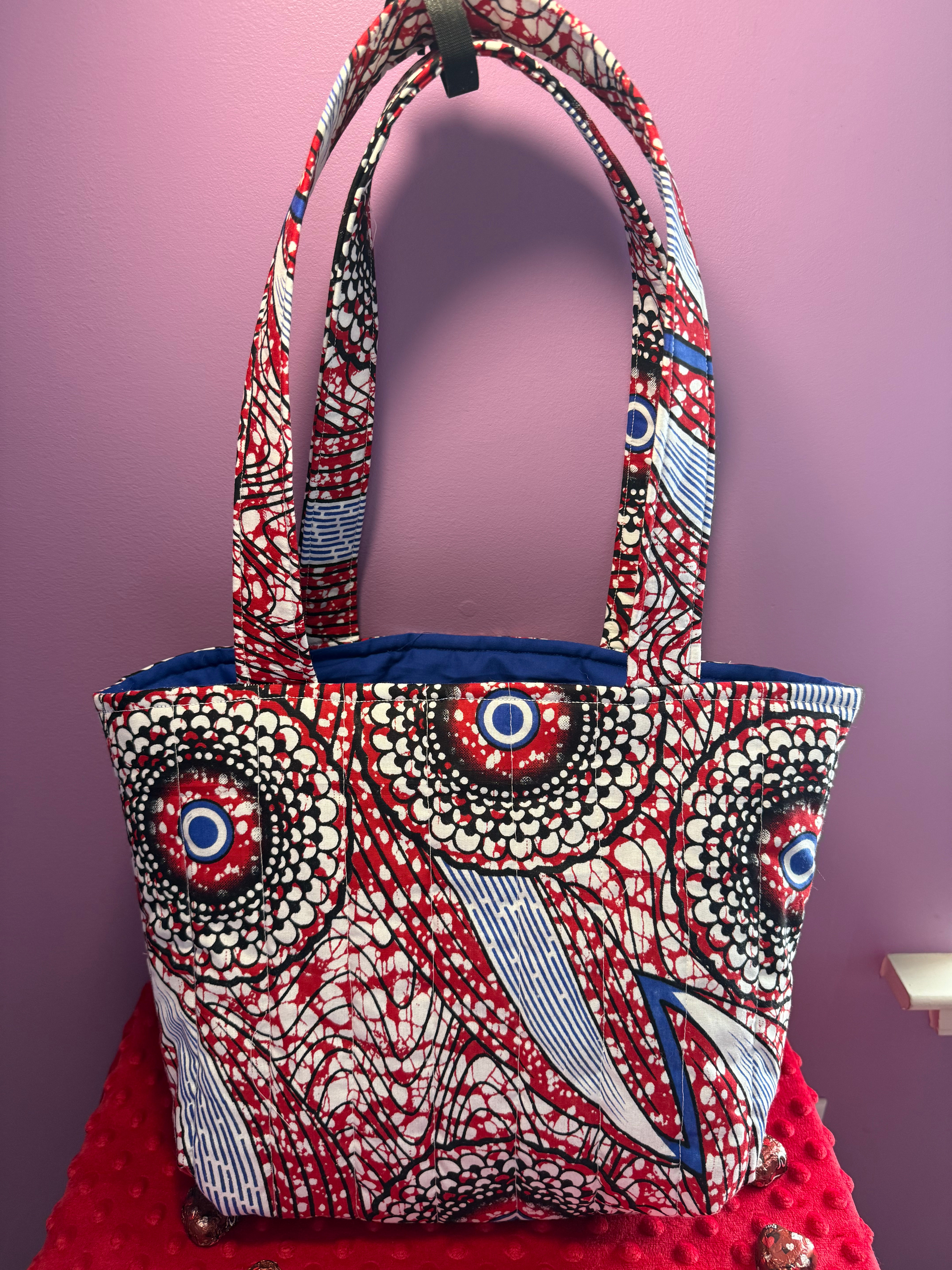 African Blue Tote Bag