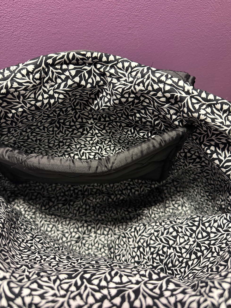 Thumbnail: Perfect Puffer Tote with Floral Lining