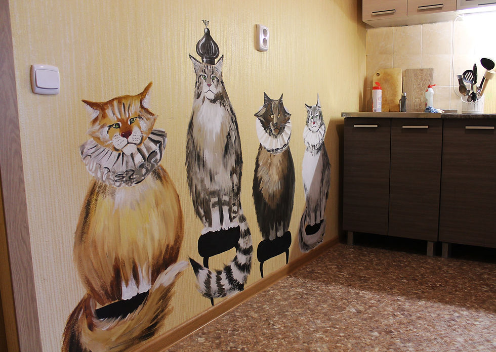 Кухонные котейки