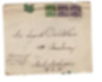 The envelope from a letter written in December of 1928 from Carl to Augusta. Note: the date added to the envelope is when Augusta replied - she was definitely organized!