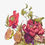 Thumbnail: Closeup of drawing of dark red Peony and Ranunculus