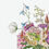 Thumbnail: Closeup of illustration of bouquet with delphinium and peonies against a white background.