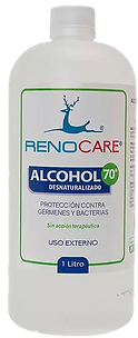 Botella litro con tapa 70 grados sin fon