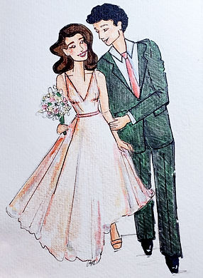 Wedding live illustration