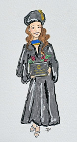Graduation live illustration