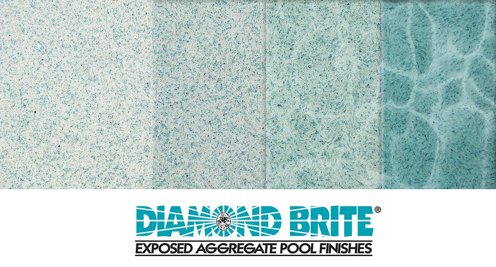 SGM's Diamond Brite Aqua Quartz at various water depths