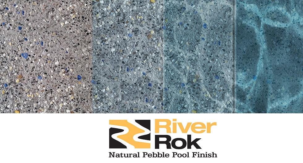 SGM's River Rok French Blue at various water depths