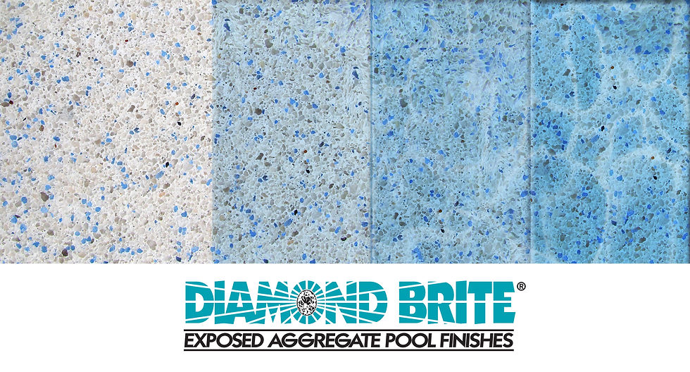 SGM's Diamond Brite Blue at various water depths