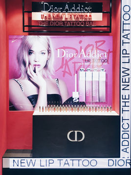 Dior Accict Window Display at Times Square
