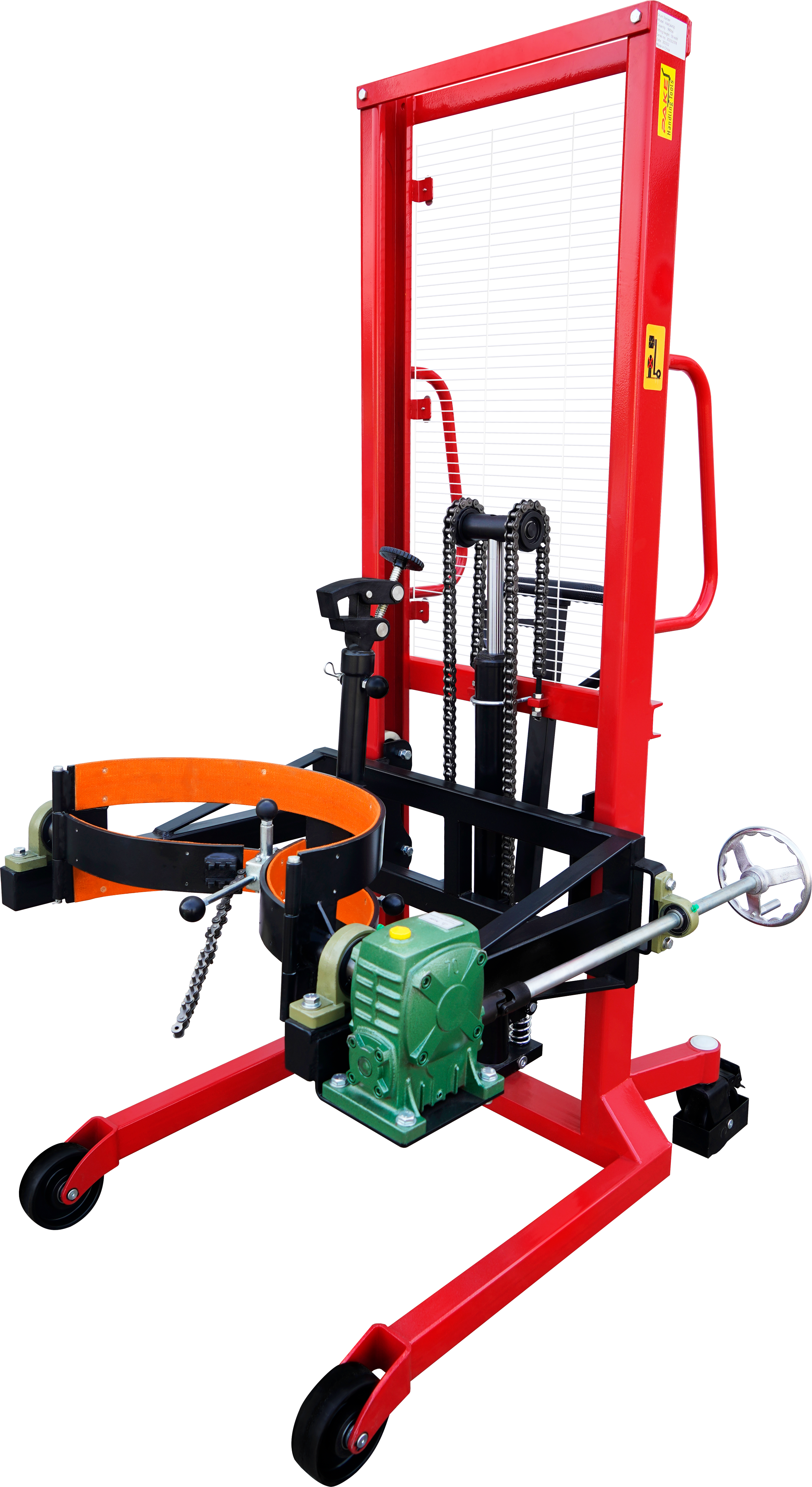 Drum Lifter/Rotator/Transporter with Steel Jaw And Clamp Cradle 55 gal., 990 lb.