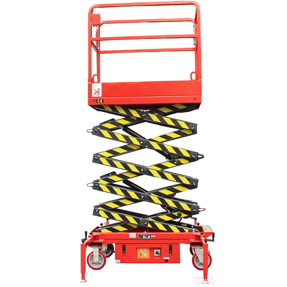Thumbnail: 19 FEET MAX LIFT ELECTRIC SCISSOR LIFT MAN LIFT 660 lb Cap.