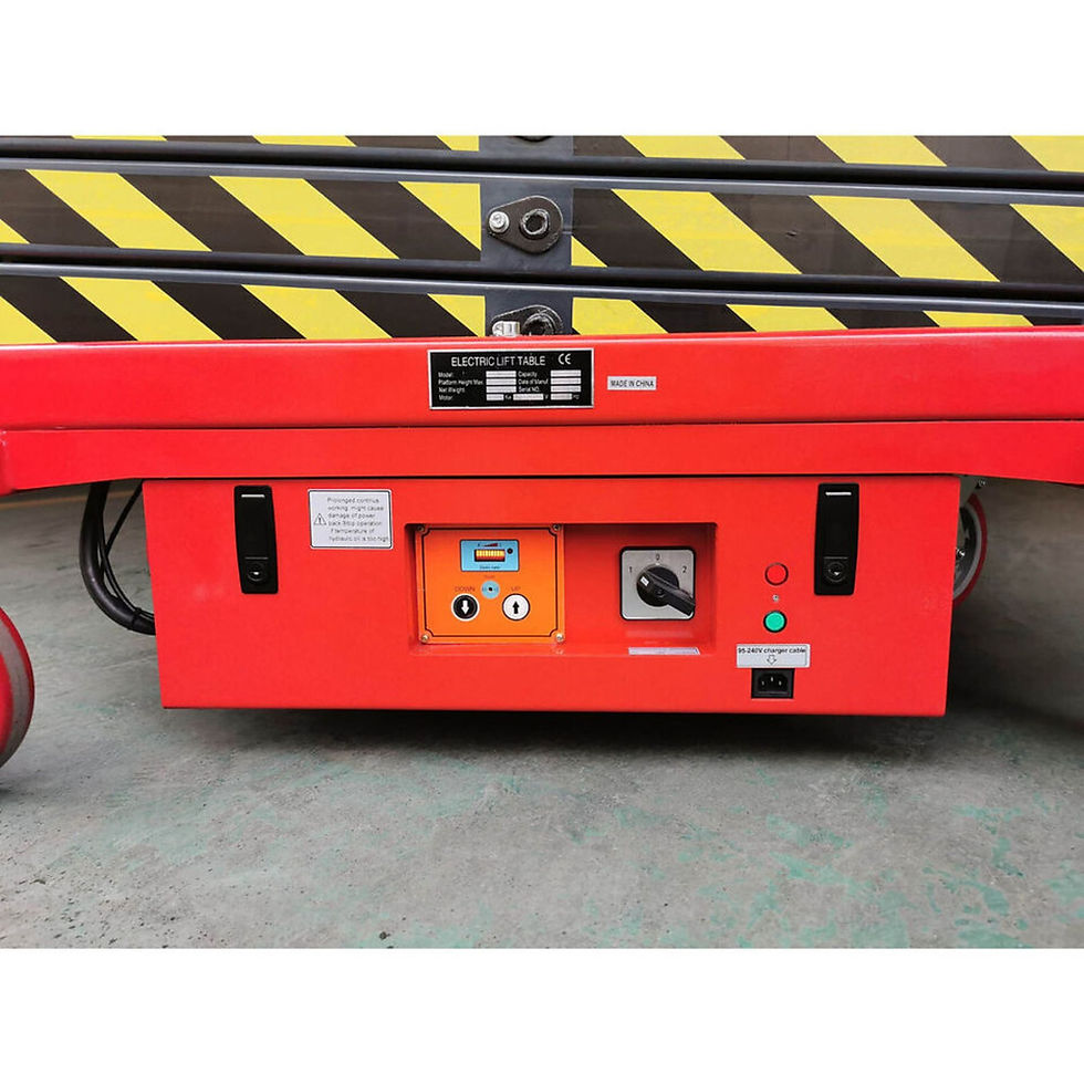 Thumbnail: 19 FEET MAX LIFT ELECTRIC SCISSOR LIFT MAN LIFT 660 lb Cap.