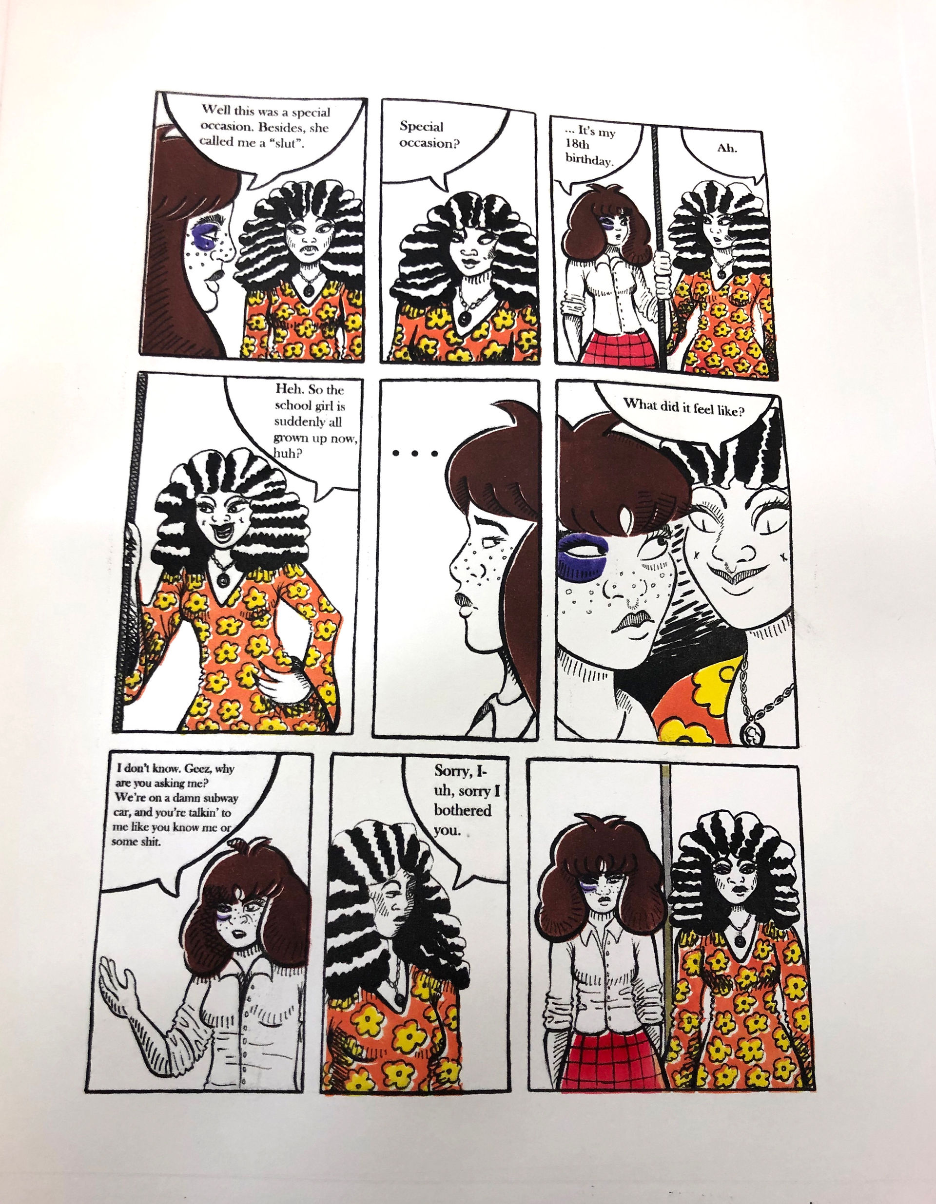 Finished Print- Comic Page