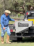 Thumbnail: Skeeter Feeder "Shortie" | ATV and Flatbed Remote-Control Truck Mount Feeder
