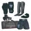 Miniatura: Kit Completo Black Muaythai Luva Canel Band Bolsa Premium