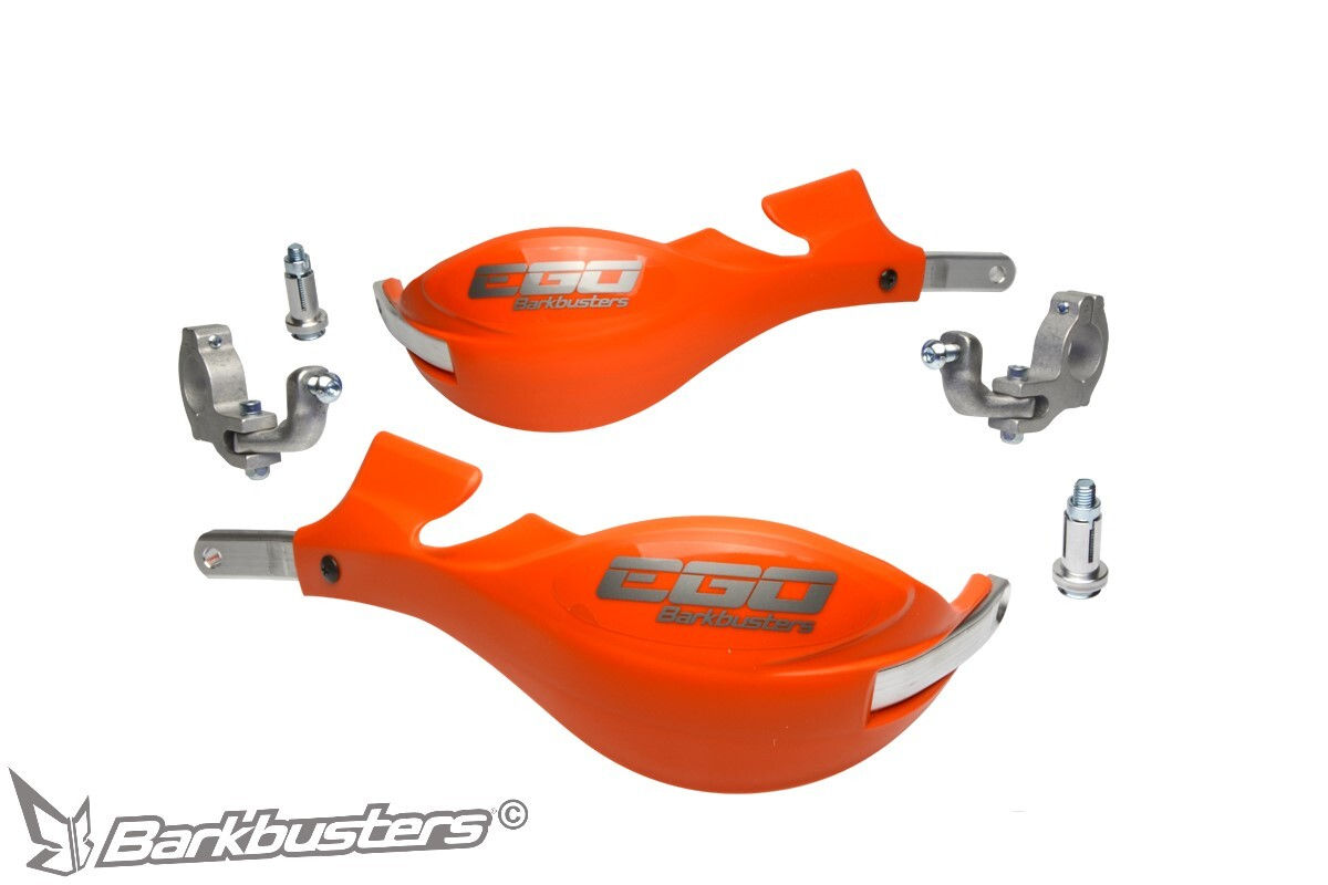 BARKBUSTERS EGO 2 Point Mount Tapered Handguards - ORANGE