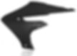 ACERBIS Radiator Shroud for Yamaha YZF 250 19-23 Yamaha YZF 450 18-22 Black