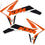 Thumbnail: Blackbird Graphics Kit Dream 4 for KTM SX SXF motorbikes