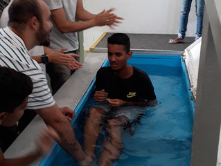 Batismo do Erik, filho da Antônia