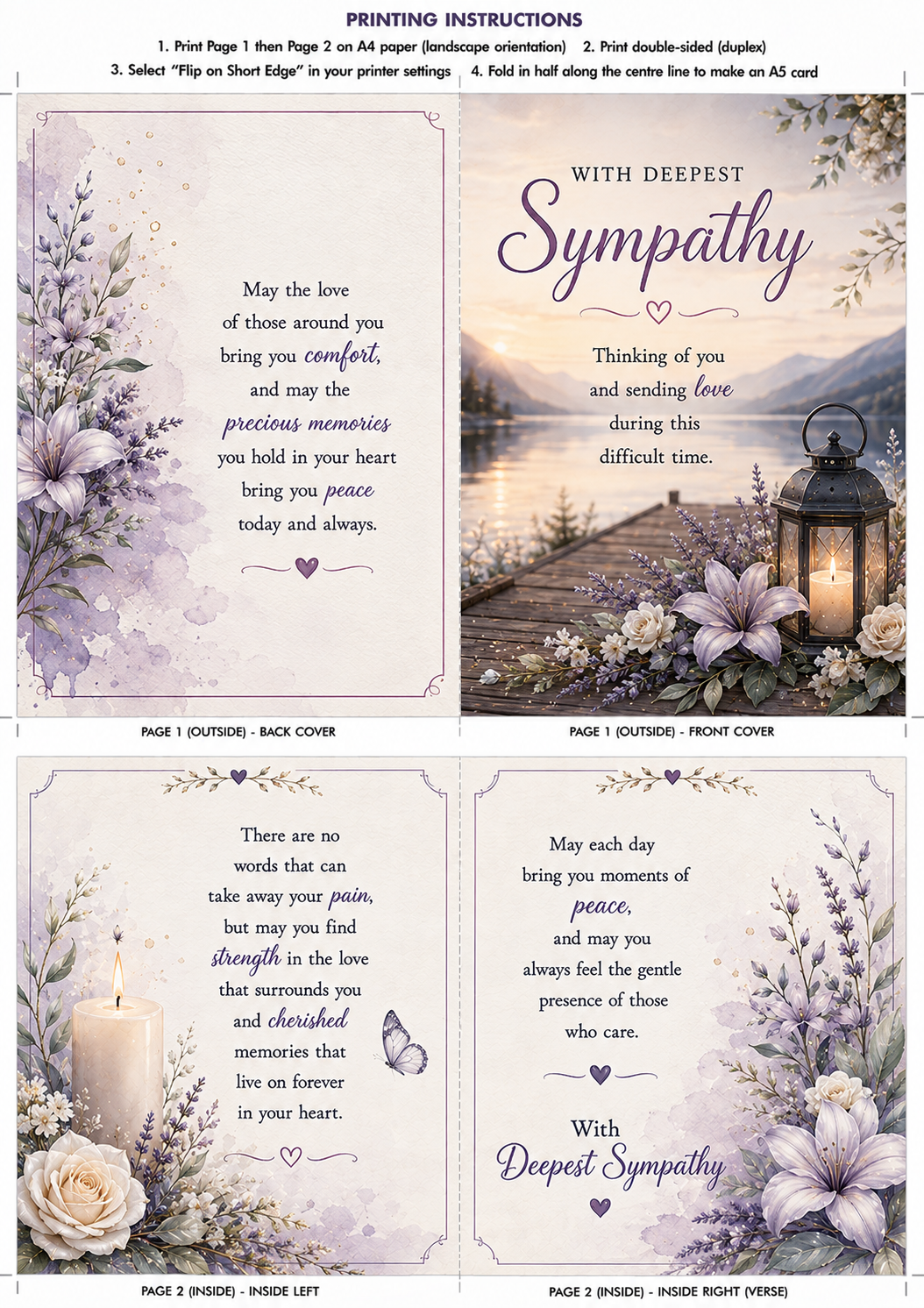 C252 – Sympathy Card