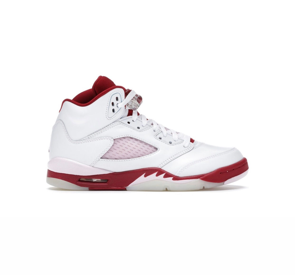 Jordan 5 Retro White Pink Red