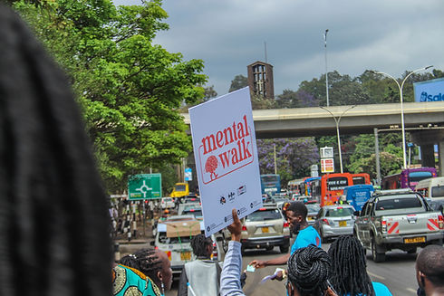People taking part in Mental Walk