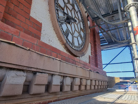 Iconic Clock Tower Unique Scaffolding Solution