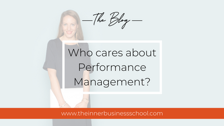 Who cares about performance management?