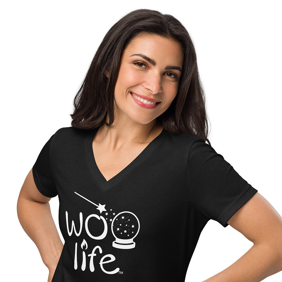 Thumbnail: Woo Life V-neck t-shirt