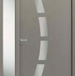 Porte d'entrée en aluminium pose à la Rochelle