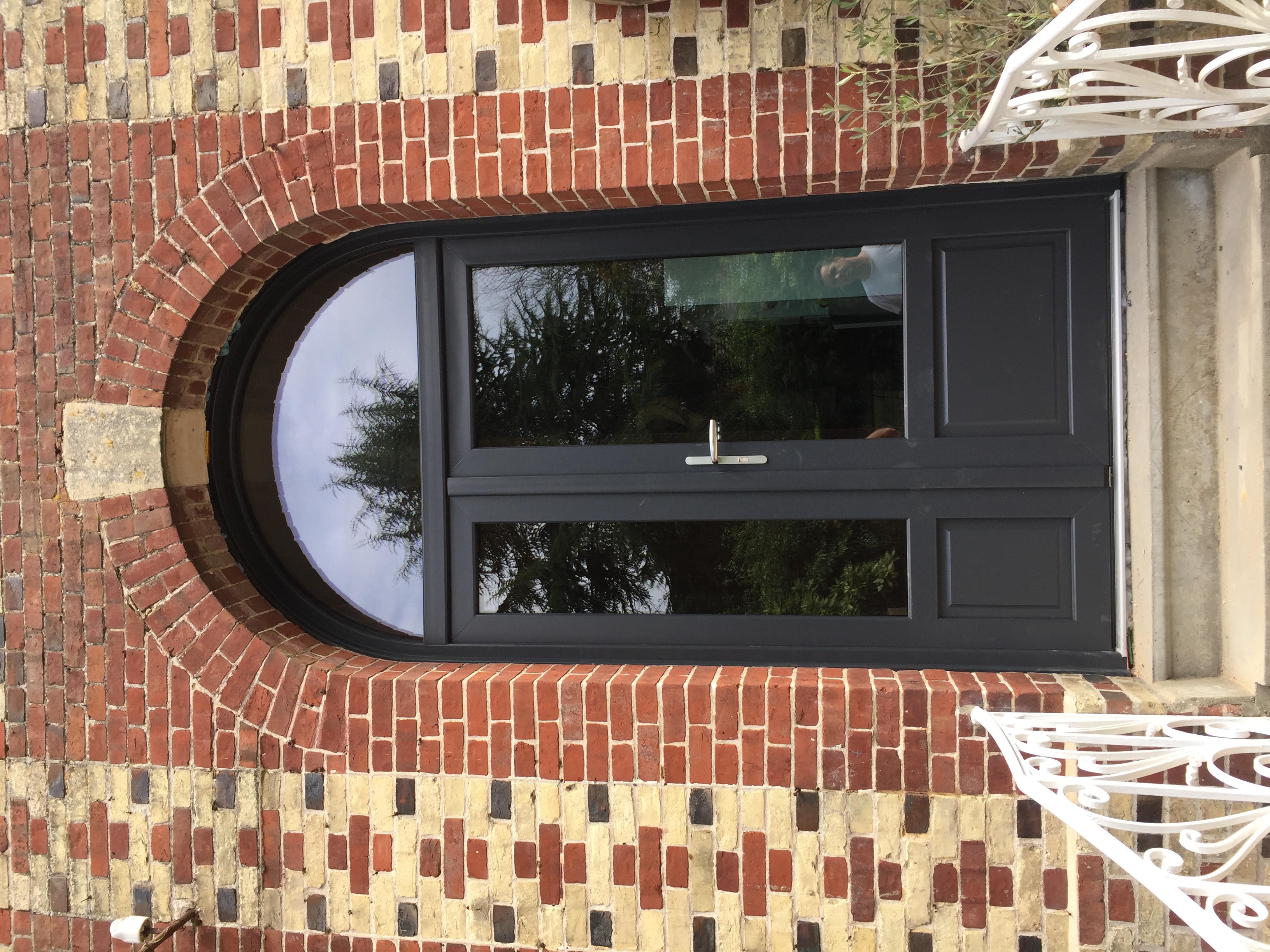 Porte d'entrée Cintrée PVC