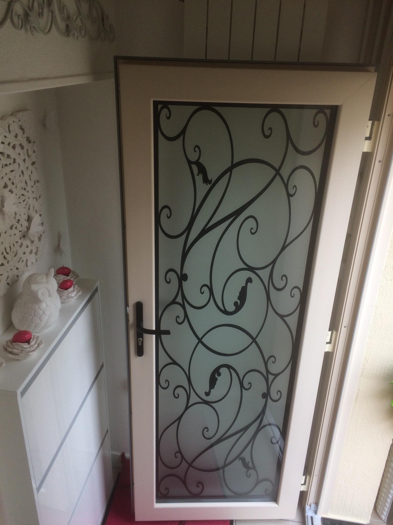Porte Pvc Versailles verre