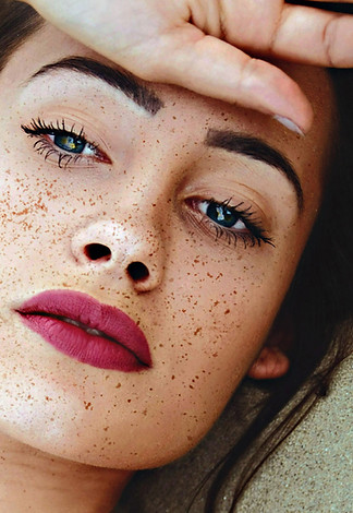 Beautiful Girl with Freckles