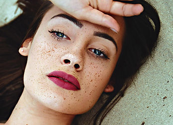 Beautiful Girl with Freckles