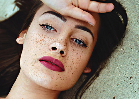 A menina bonita com Freckles