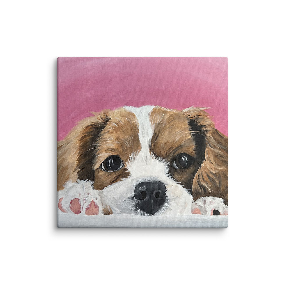 Thumbnail: Canvas - Curious Little Puppy