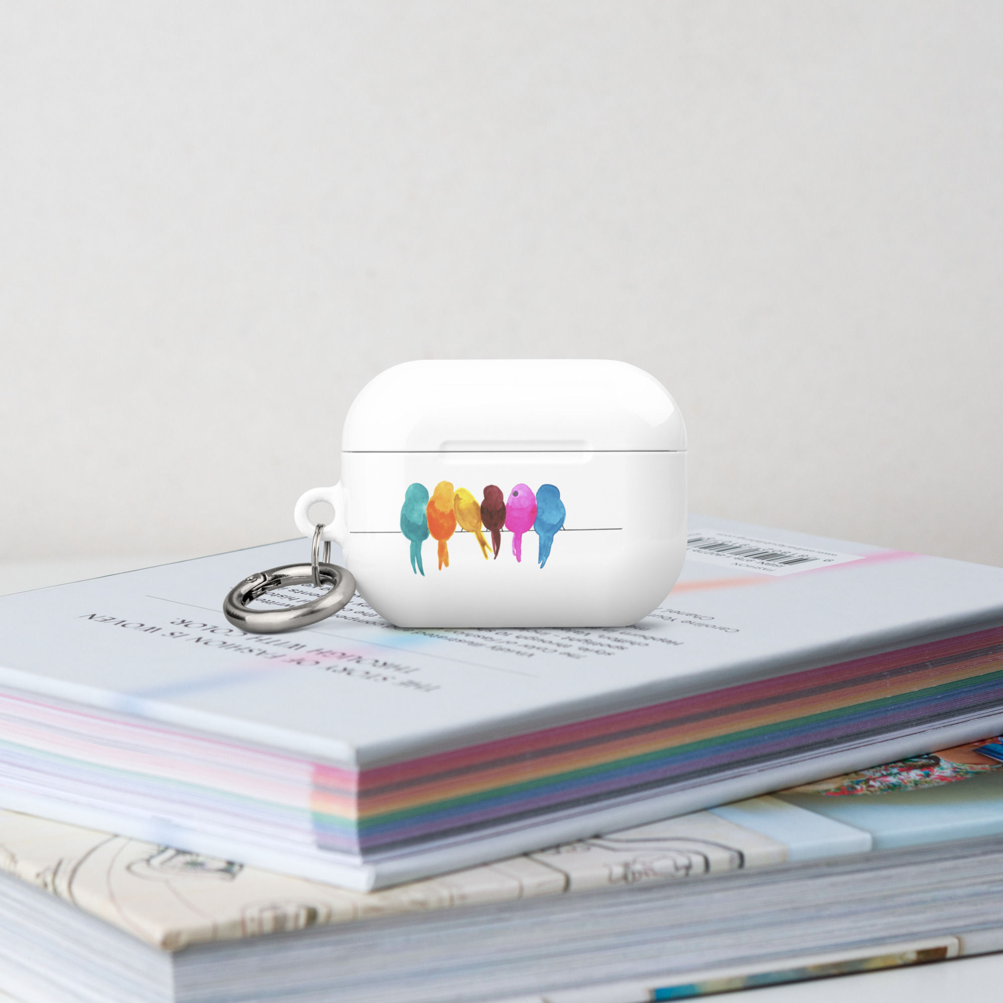 Case for AirPods® - Watercolor Birds on a Wire