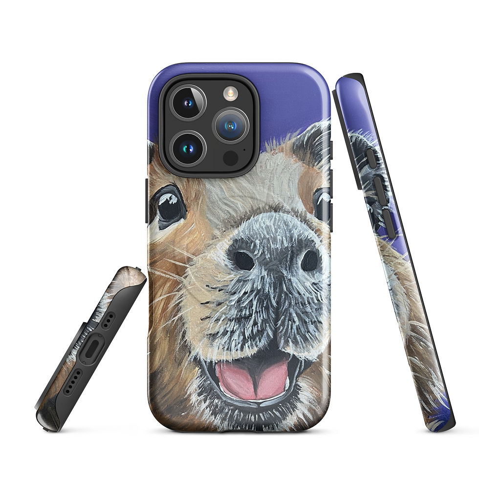 Thumbnail: MagSafe® tough case for iPhone® - Happy Capybara