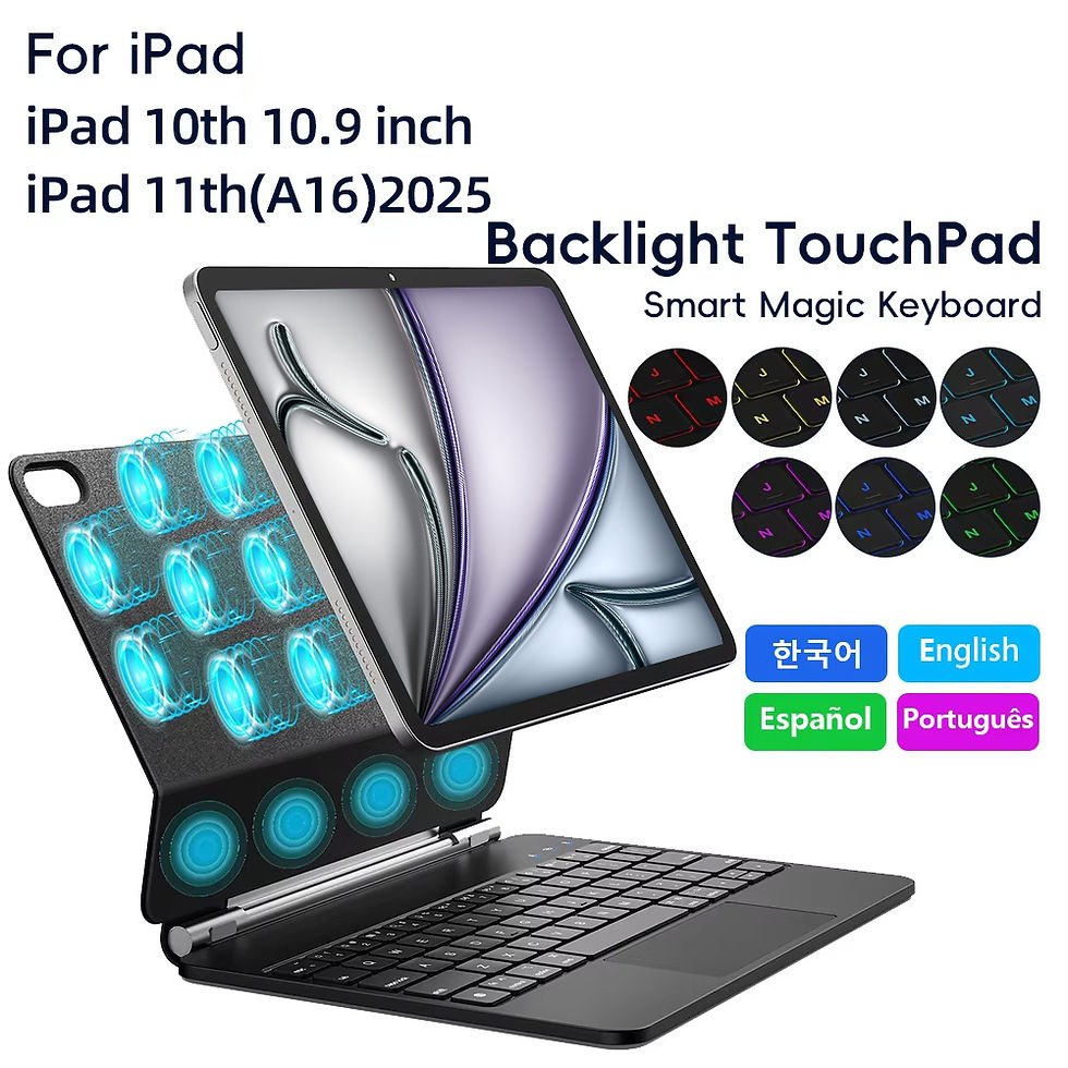 Thumbnail: Magic Keyboard  for iPad 10th 10.9 inch Case for iPad 11th 10.9 inch A16 2025 Ge