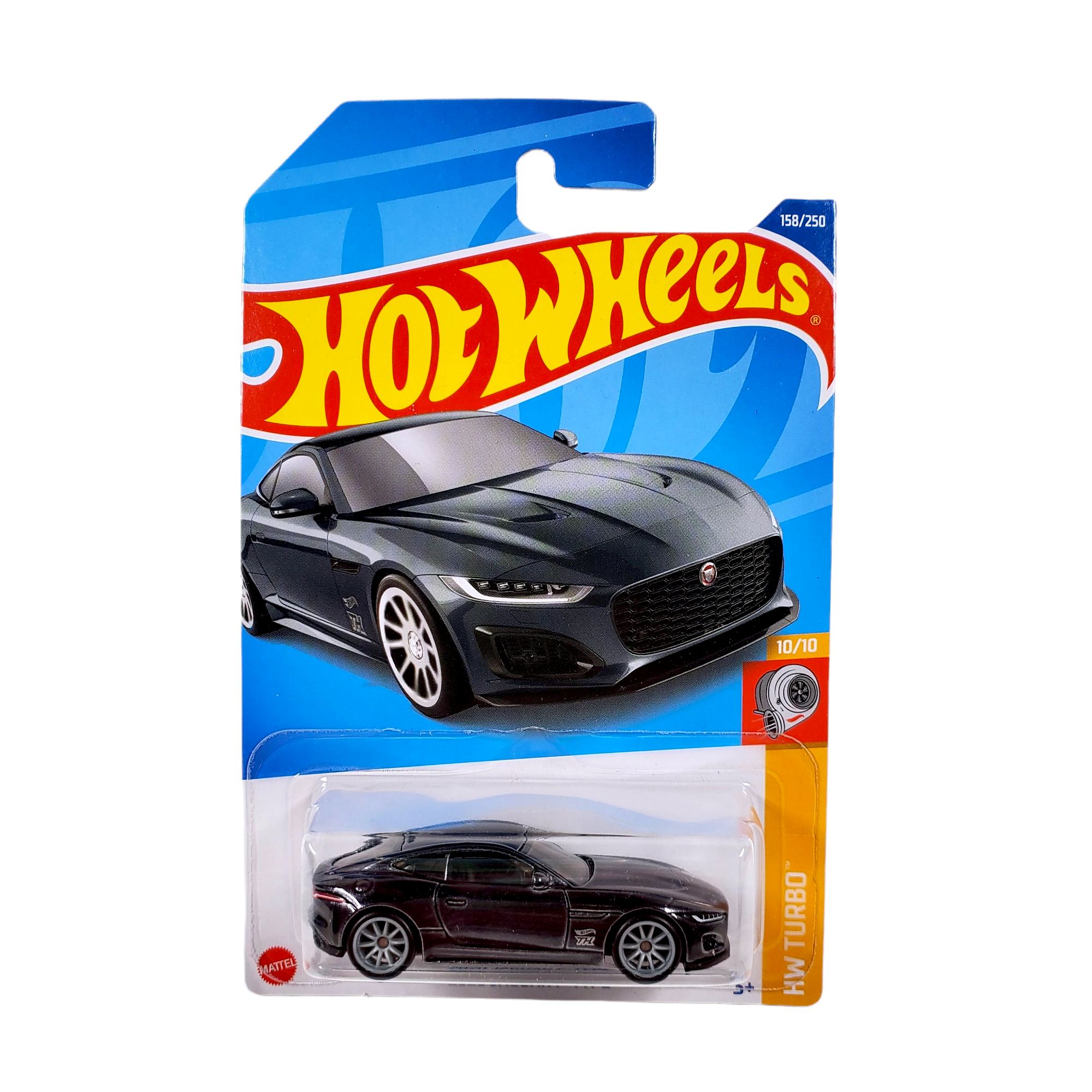 Hot Wheels 2020 Jaguar F-Type HW Turbo 2022 Super Treasure Hunt 158/250 Gray