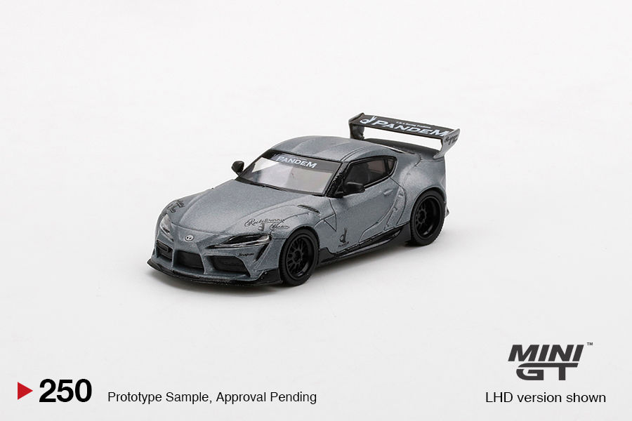 Mini GT Pandem Toyota GR Supra Matte Grey #250